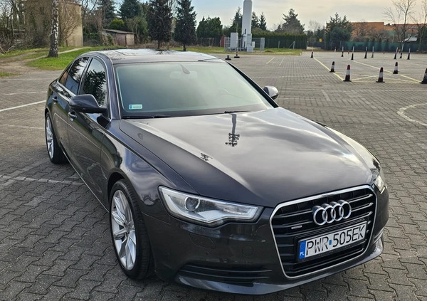 Audi A6 cena 67000 przebieg: 268256, rok produkcji 2011 z Września małe 497